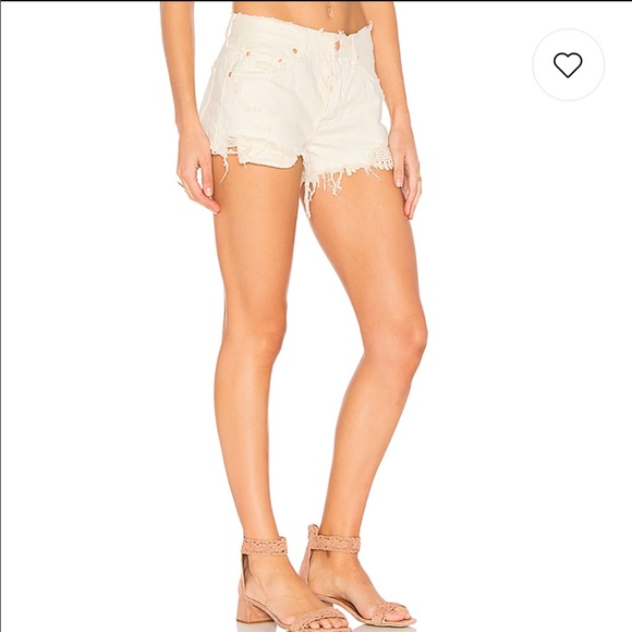 Free People Daisy Chain Distressed Shorts - Picture 3 of 6